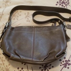 Brown coach purse